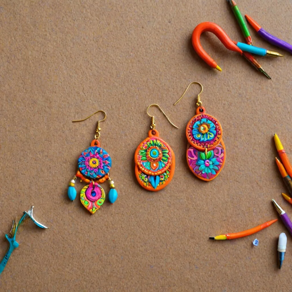 Jak zrobić kolczyki z modeliny?